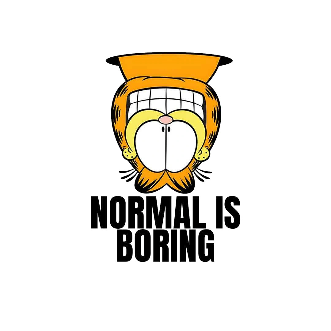 Normal Is Boring Sticker